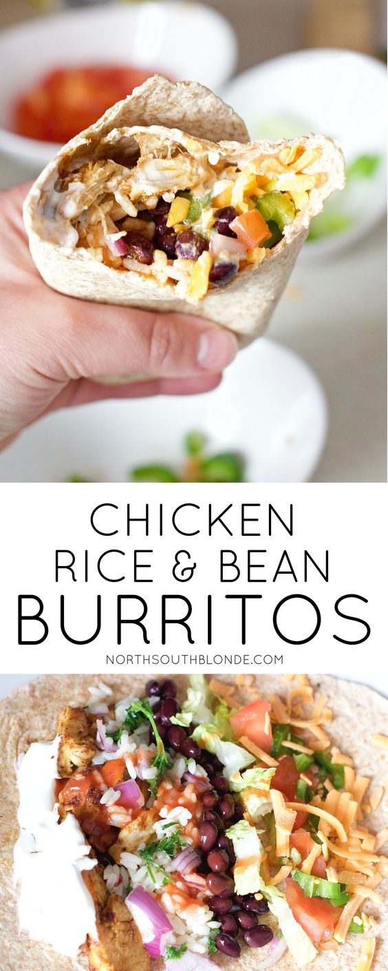 CHICKEN RICE AND BLACK BEAN BURRITOS #chicken #chickenrice #blackbeen #burritos CHICKEN RICE AND BLACK BEAN BURRITOS #chicken #chickenrice #blackbeen #burritos
