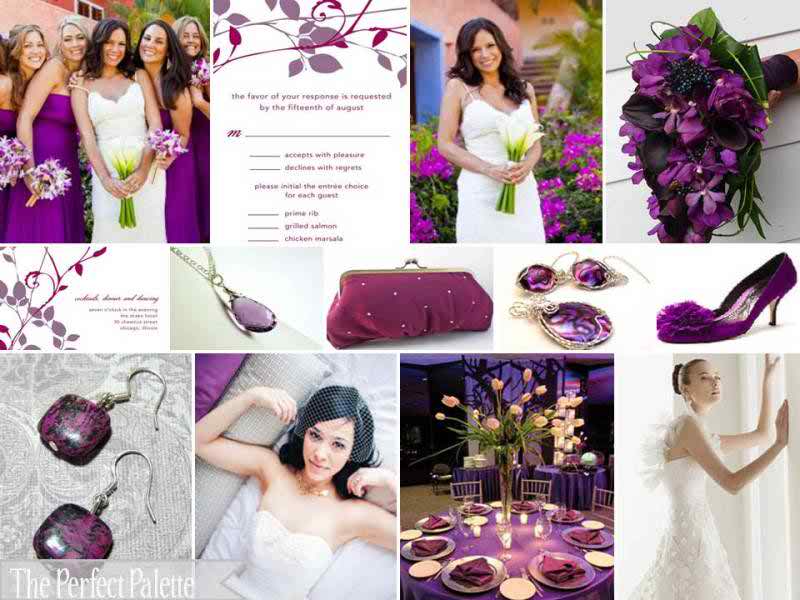 {Destination Wedding}: A Palette Plum, Mauve, Fuchsia & White | The ...