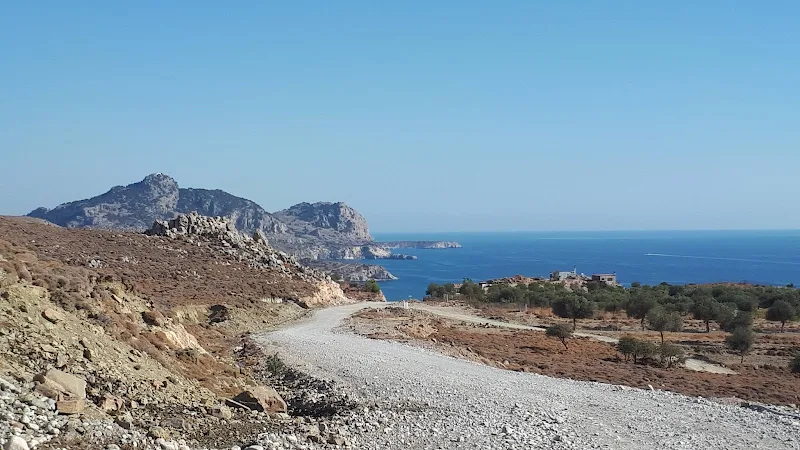View to Tsambika mountain and beyond