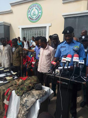 Photos: Police parade 30 deadly kidnappers, armed robbers terrorizing Okene-Lokoja-Kabba road