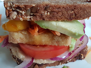 Recept på vegansk club sandwich