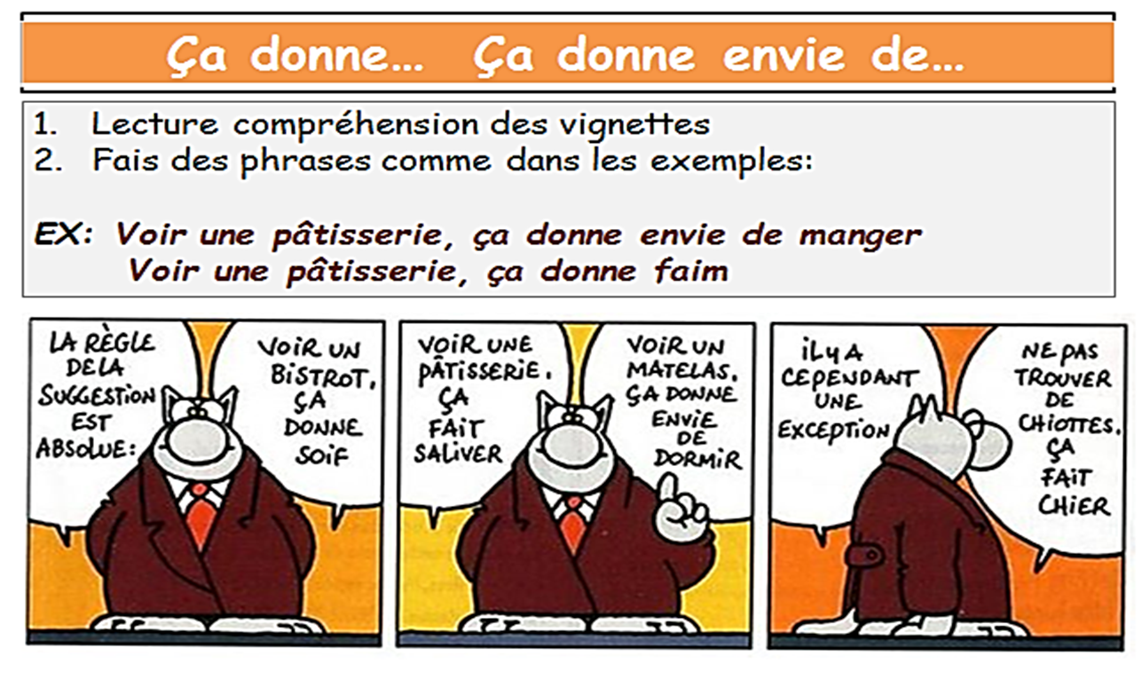 Bien sûr!: DONNER ENVIE/FAIRE ENVIE/AVOIR ENVIE