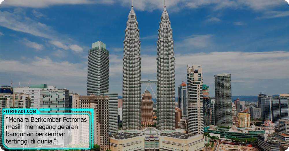 Gambar menara berkembar petronas