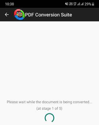 PDF file converting to Word