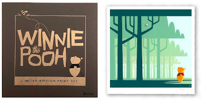 D23 Expo Exclusive Winnie The Pooh Screen Print Collection by Eric Tan x Cyclops Print Works x Disney