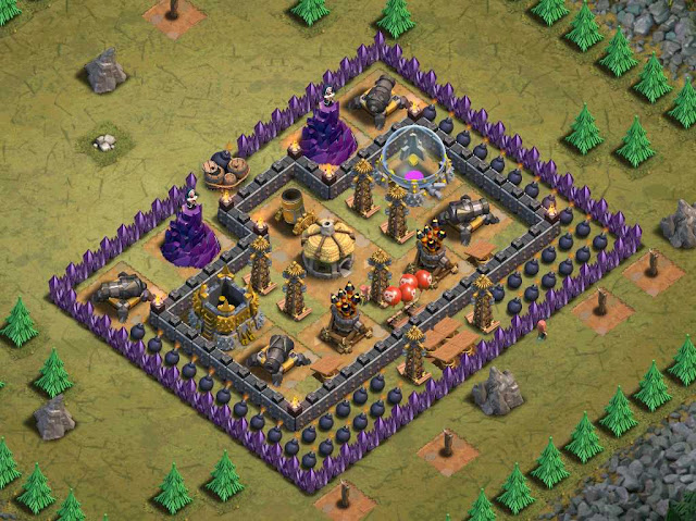 Goblin Base Clash of Clans Rolling Terror