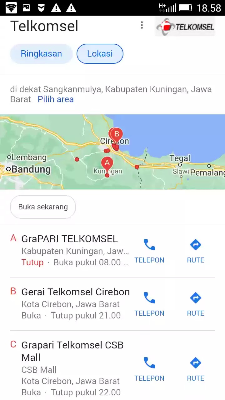 Gerai Telkomsel Paling Dekat Gerai Telkomsel Paling Dekat