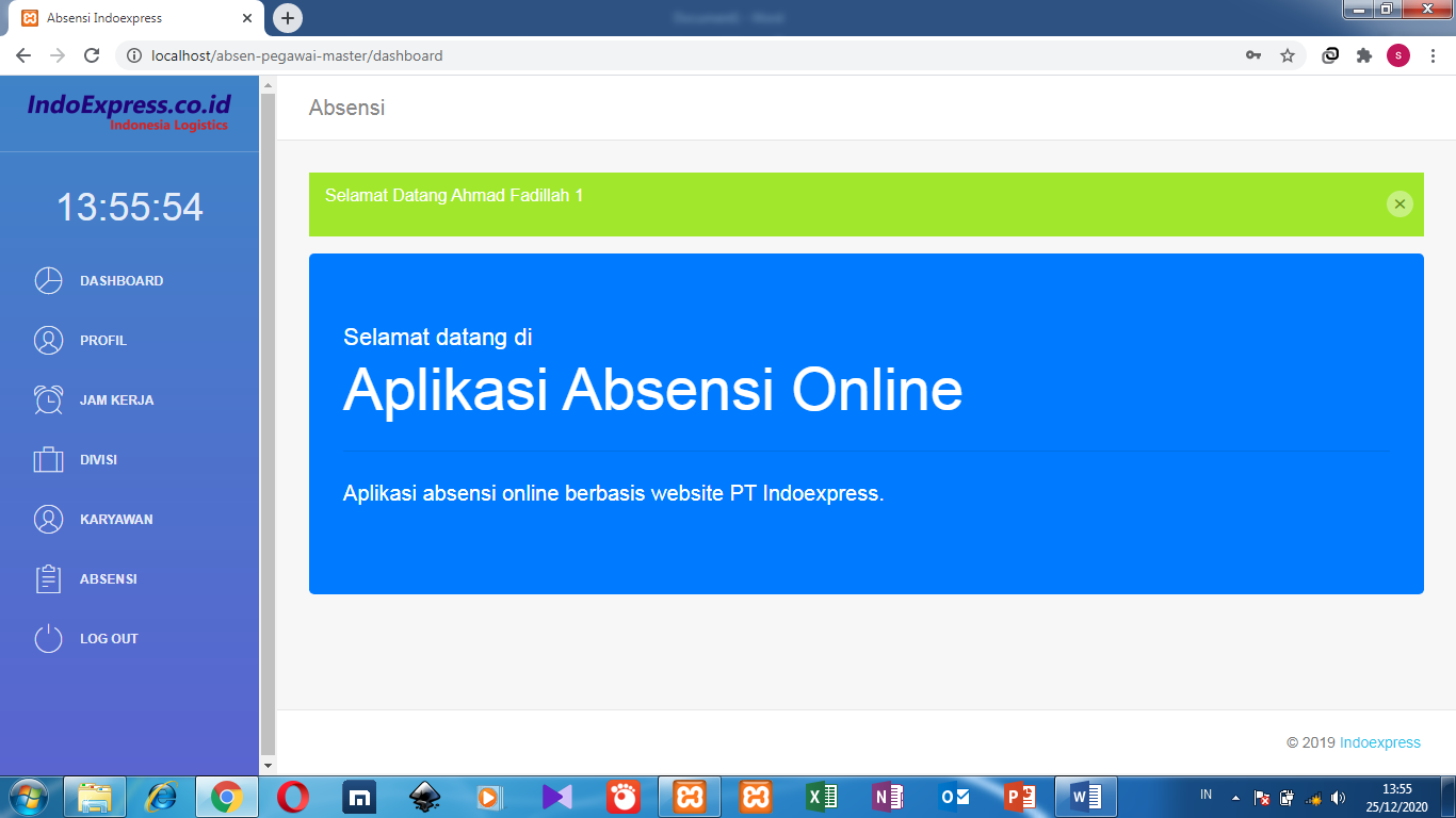 Download Source Code Aplikasi Absensi Pegawai berbasis web