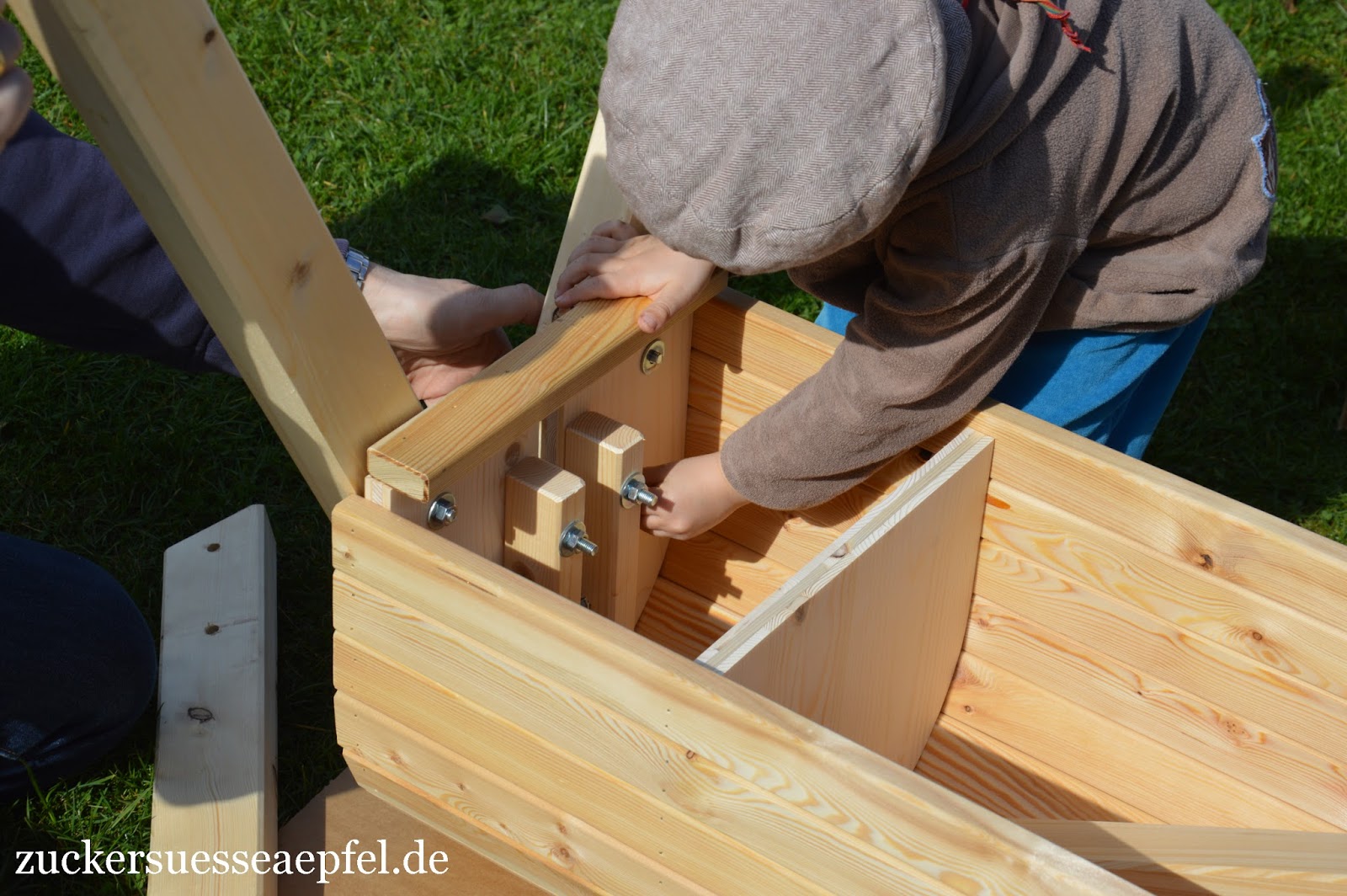 Holzpferd Garten Bausatz