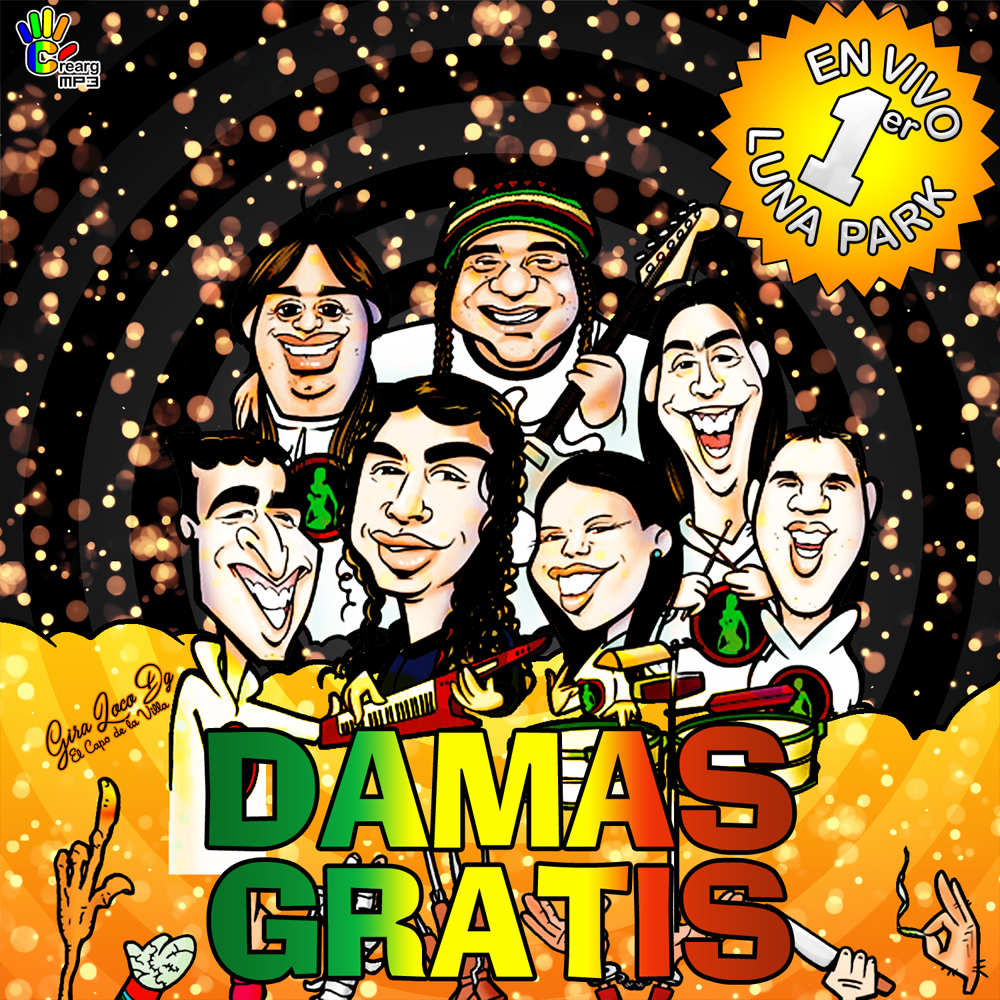 DAMAS GRATIS - EN VIVO - 1er LUNA PARK (2001) FRONTAL