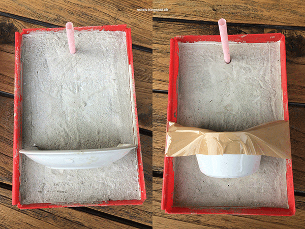 Da hängt noch mehr im Garten - Beton DiY