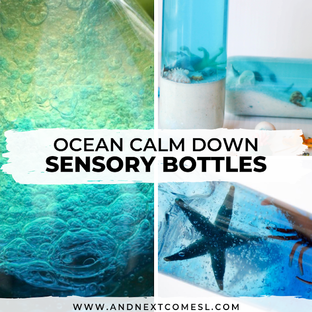 Ocean sensory bottles