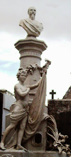 Las mujeres en  el Cementerio de La Recoleta.