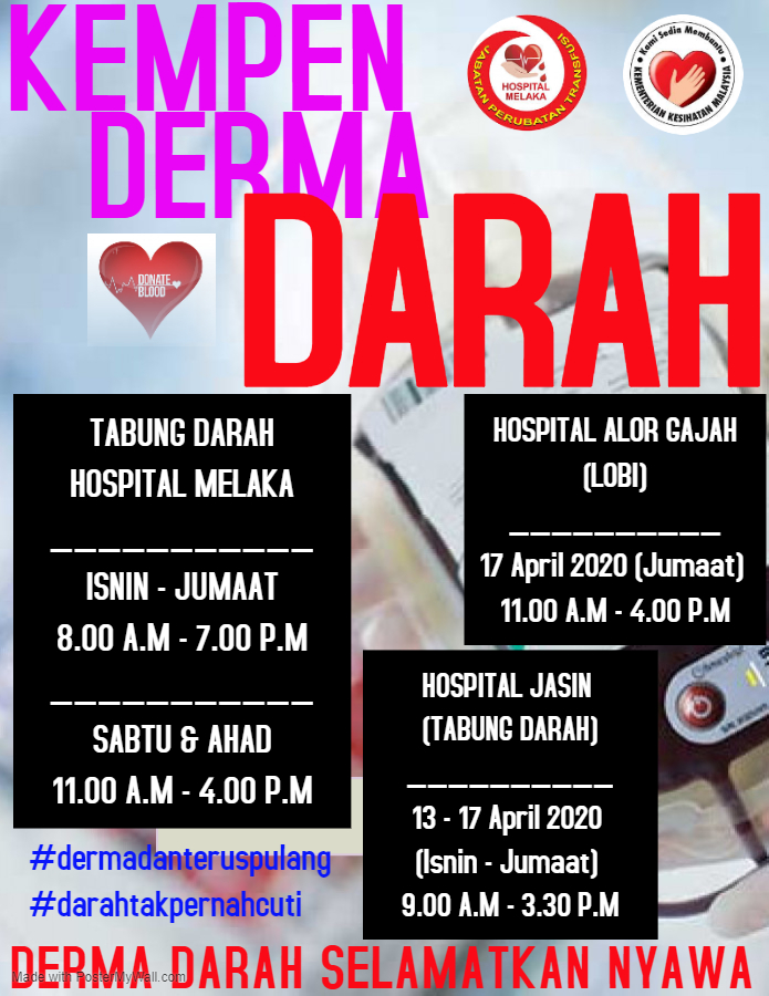 Jabatan Perubatan Transfusi (Tabung Darah), Hospital Melaka