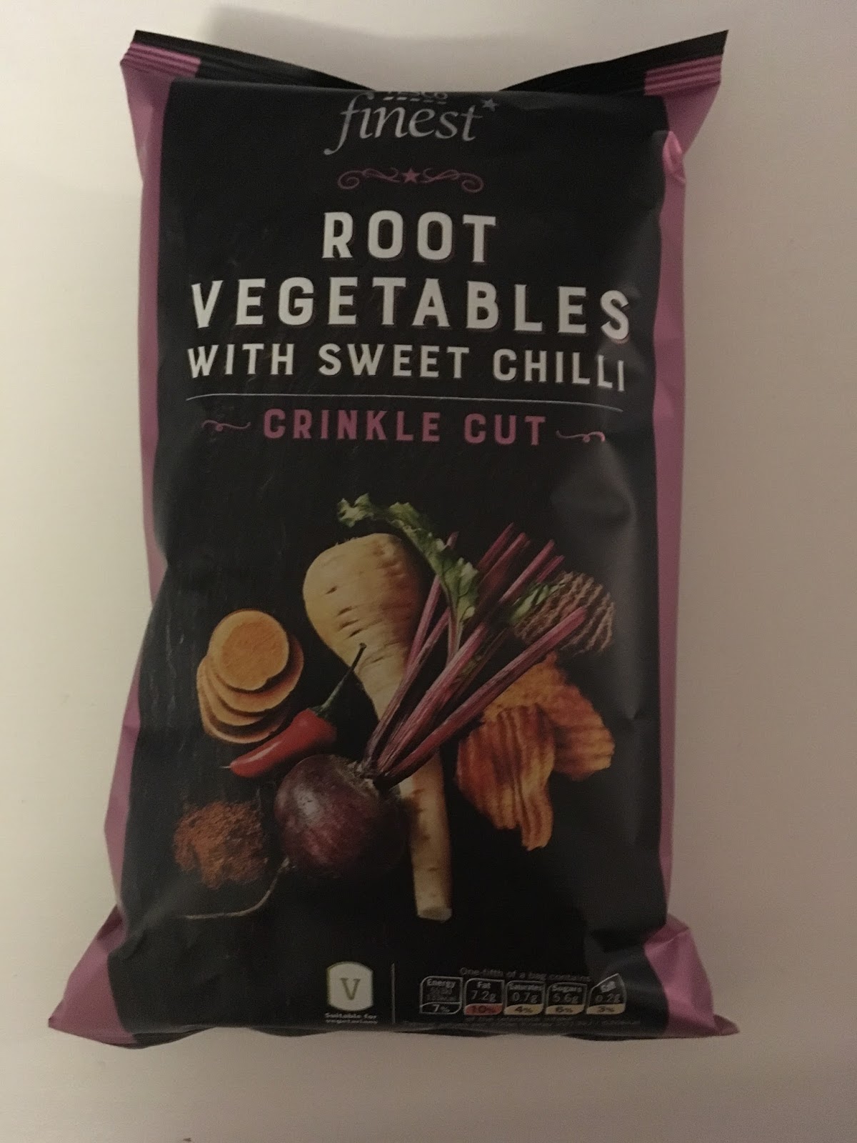 A Review A Day Today's Review Tesco Finest Root Vegetable Crisps With Sweet Chilli