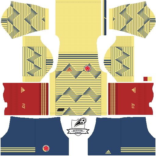 el rincón del dream league equipaciones de Colombia 2020 kits