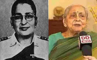 Vijayalakshmi Ramanan, the first woman officer of the Indian Air Force, died