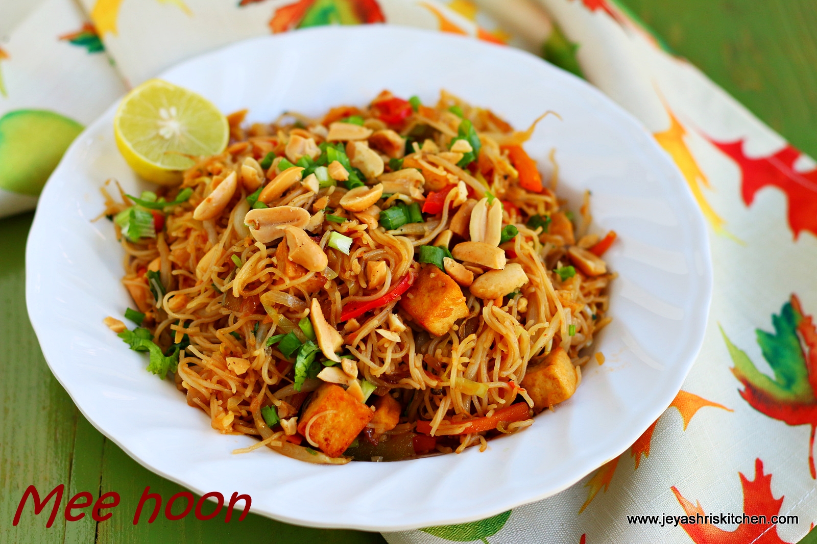 Vegetarian Fried Bee Hoon Recipe Rice Noodles Recipe