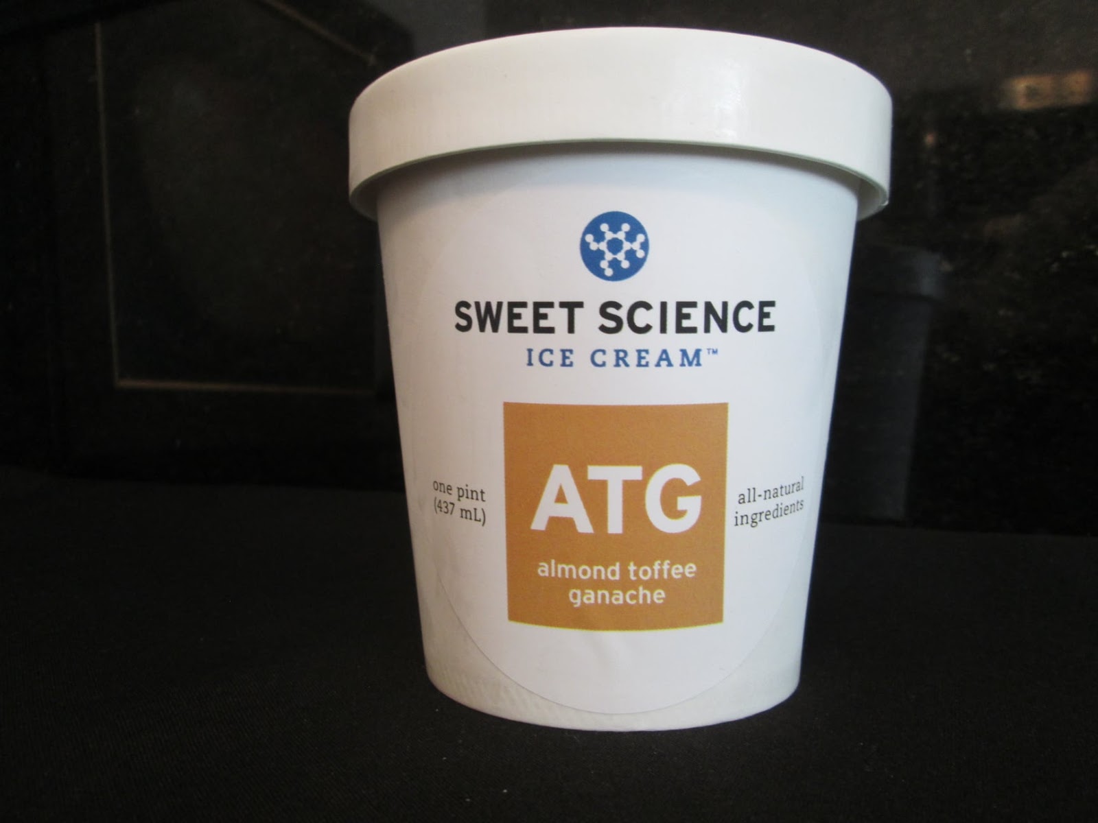 David's Ice Cream Reviews Sweet Science Almond Toffee Ganache
