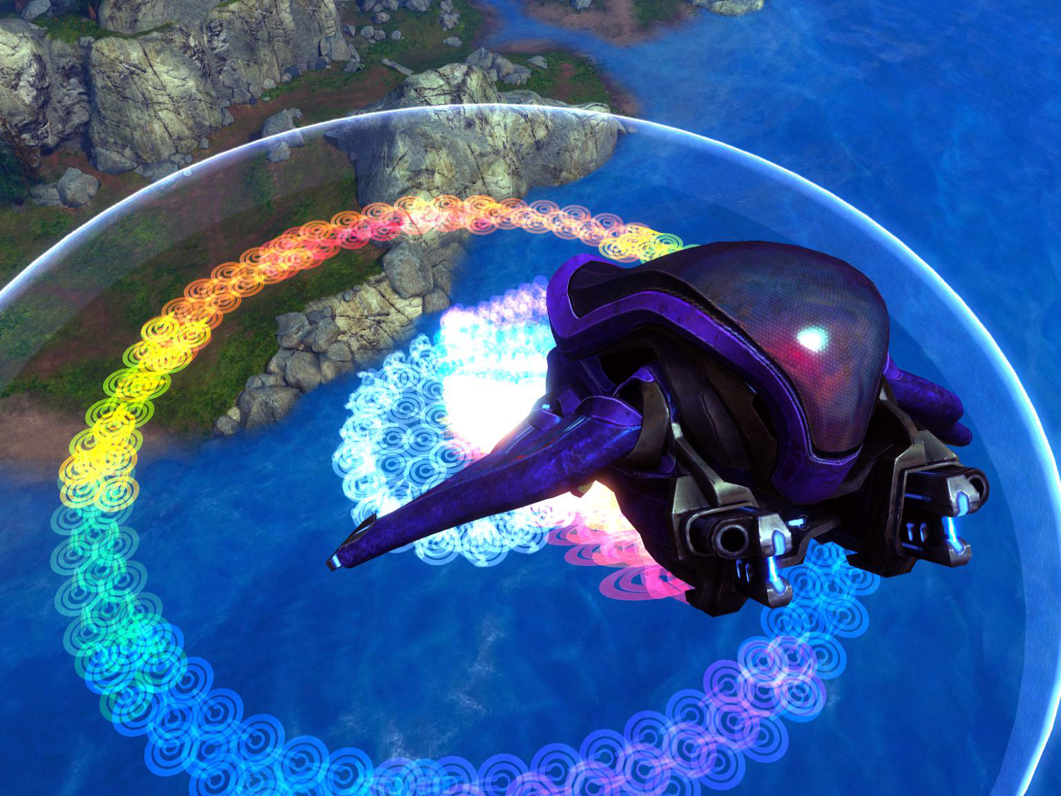 Equestria Daily - MLP Stuff!: Halo Official Screenshot of the Day: Sonic Rainboom