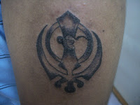 Khanda Tattoo Designs