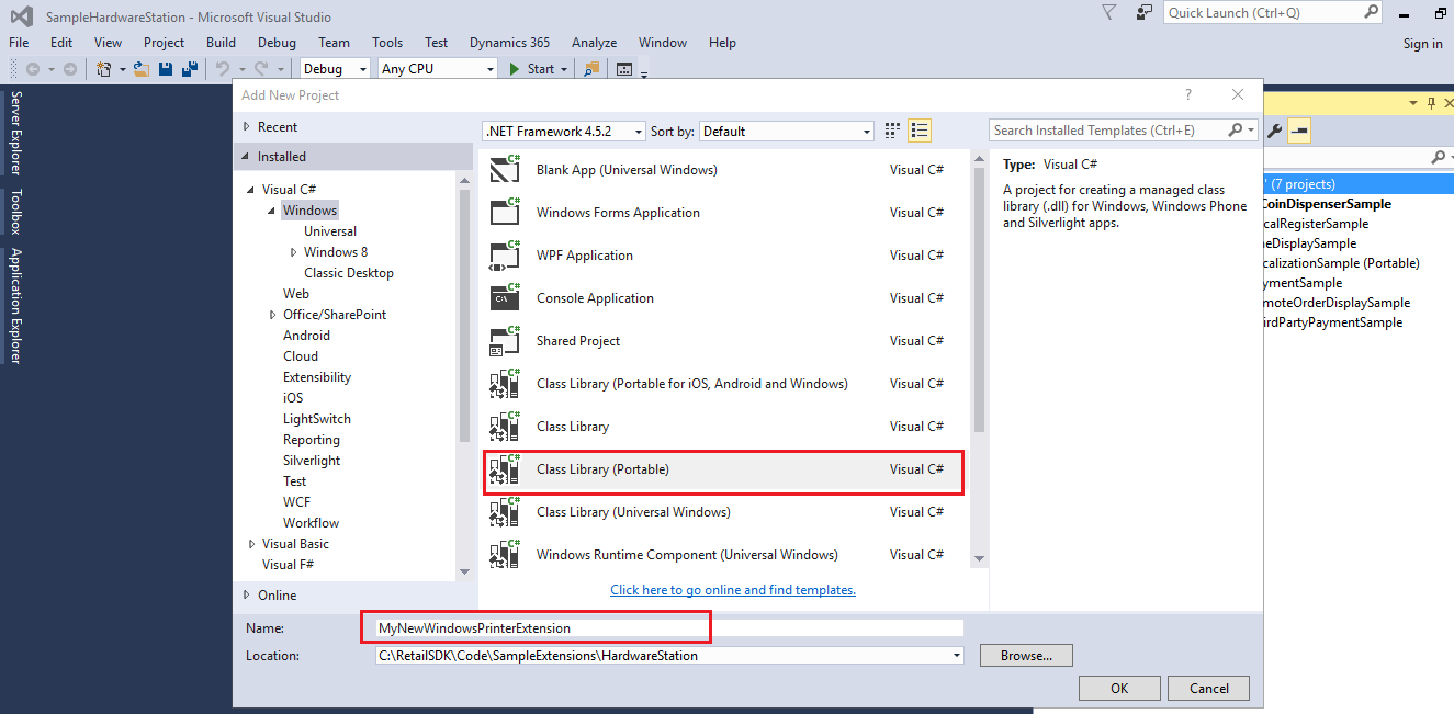 D365 Retail On The Go D365 Extend Windows Printer Hardware Station
