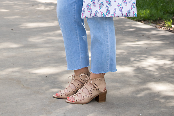 raw hem crop jeans