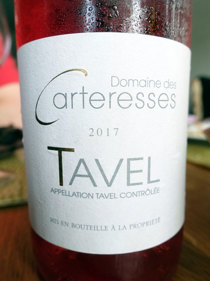 Domaine des Carteresses Tavel Rosé 2017 (88 pts)