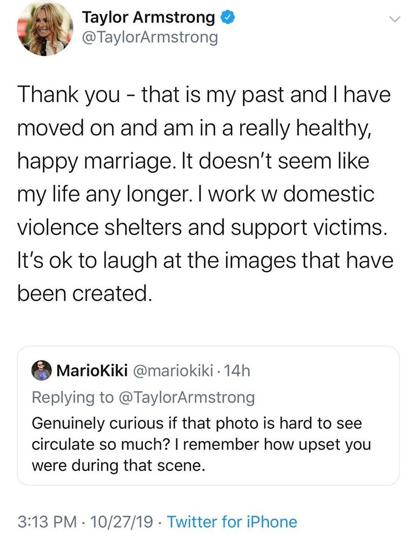 Taylor Armstrong Reacts To ‘Woman Yelling At A Cat’ Meme!