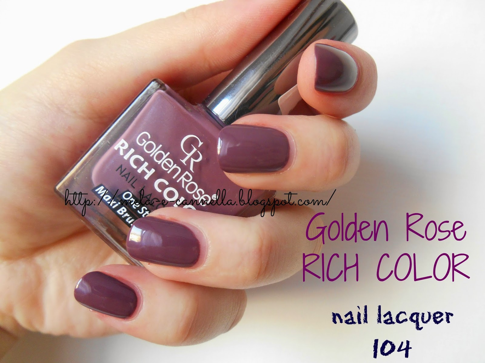 golden rose rich color nail polish