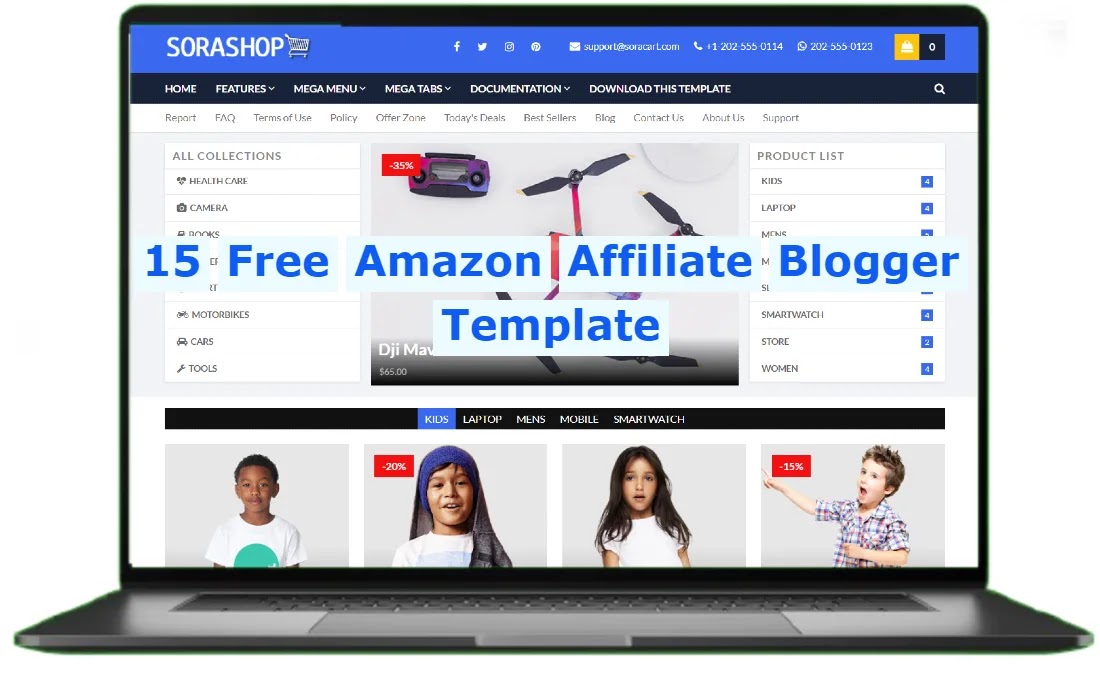 15 Best Free Amazon Affiliate Blogger templates in 2021