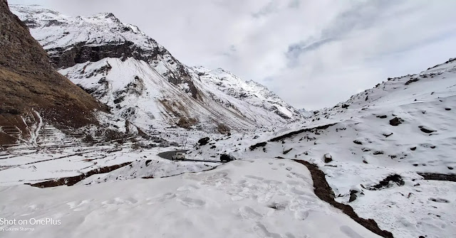 Snowfall  in Lahaul-Spiti koksar