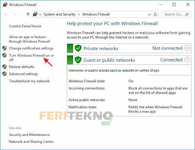 cara mematikan windows firewall dengan mudah 2