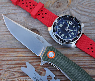 TUNAFIRE clip point flipper & SteelDive 6105 Captain Willard TUNAFIRE clip point flipper & SteelDive 6105 Captain Willard