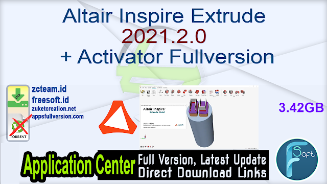 Altair Inspire Extrude 2021.2.0 + Activator Fullversion