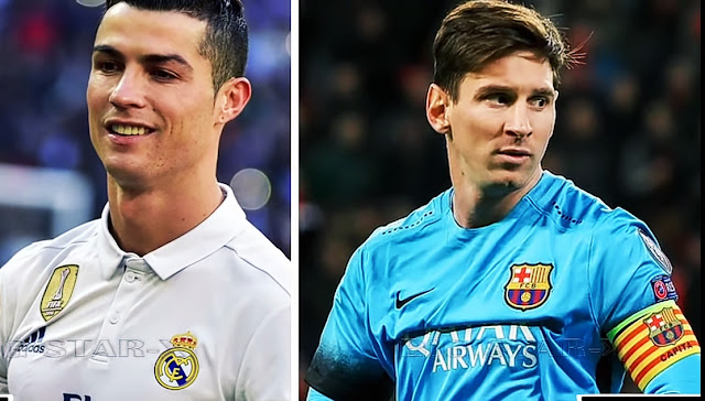 ronaldo and messi.