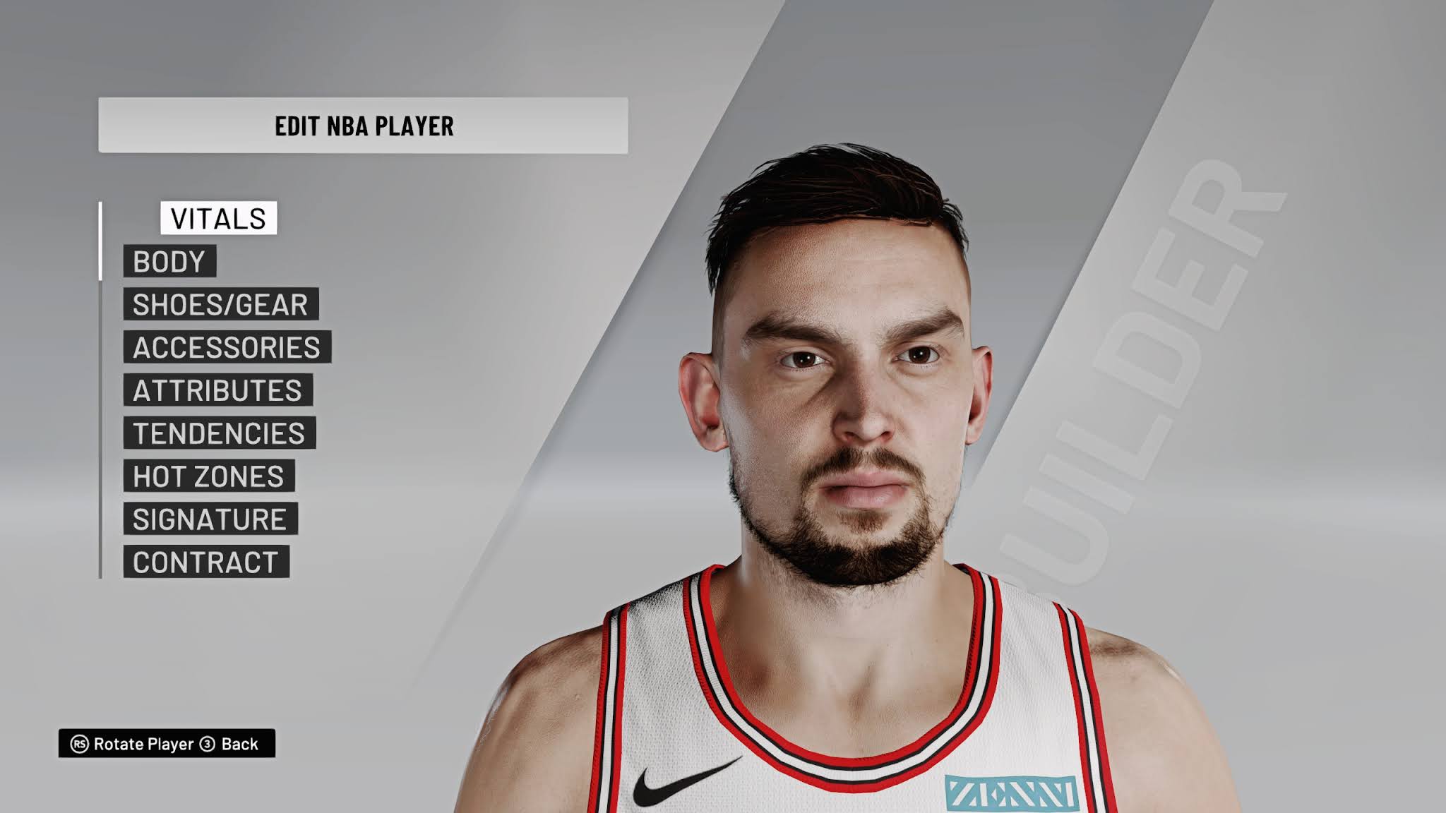 NBA 2K21 Tomas Satoransky Cyberface from Patch 1.06