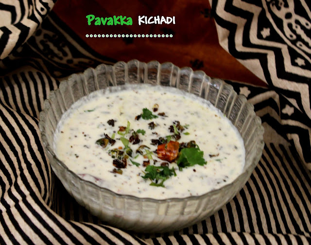 images of Pavakka Kichadi / Pachadi Recipe / Bitter Gourd Pachadi  / Kerala Onam and Vishu Sadya Recipe 