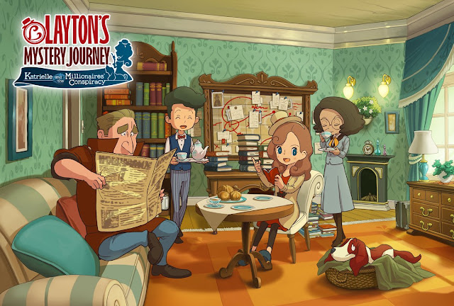 Layton's Mystery Journey: Katrielle and the Millionaires (3DS) será lançado em 6 de outubro