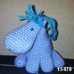 patron gratis caballo amigurumi