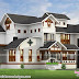Contemporary mix traditional 5 bedroom house design