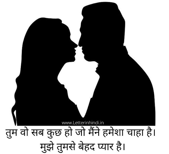 love sms in hindi for wife image