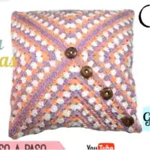Cojín a Crochet Cojín a Crochet