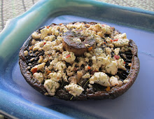 Grilled Portabella Mushrooms with Feta