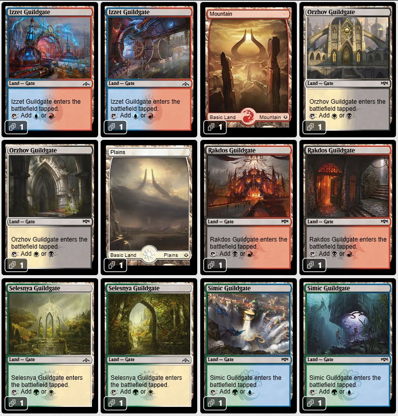 Magic the Gathering Adventures Five Color Gates Standard Deck Part 1