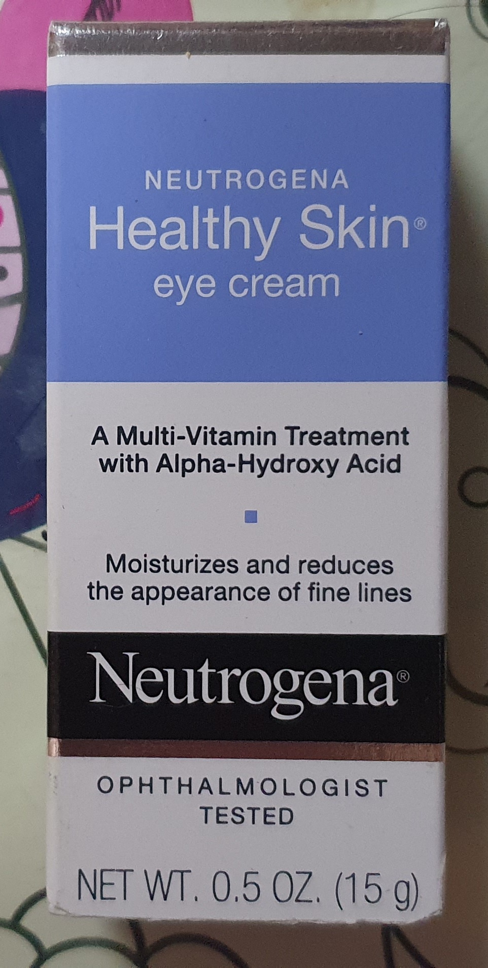 Neutrogena Healthy Skin AntiWrinkle Eye Cream with Alpha Hydroxy Acid