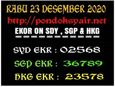 Forum Kode Syair Singapore 23 Desember 2020 Syair Togel