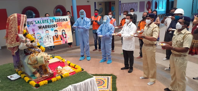 GD Goenka International School dedicates Navratri to Corona Warriors