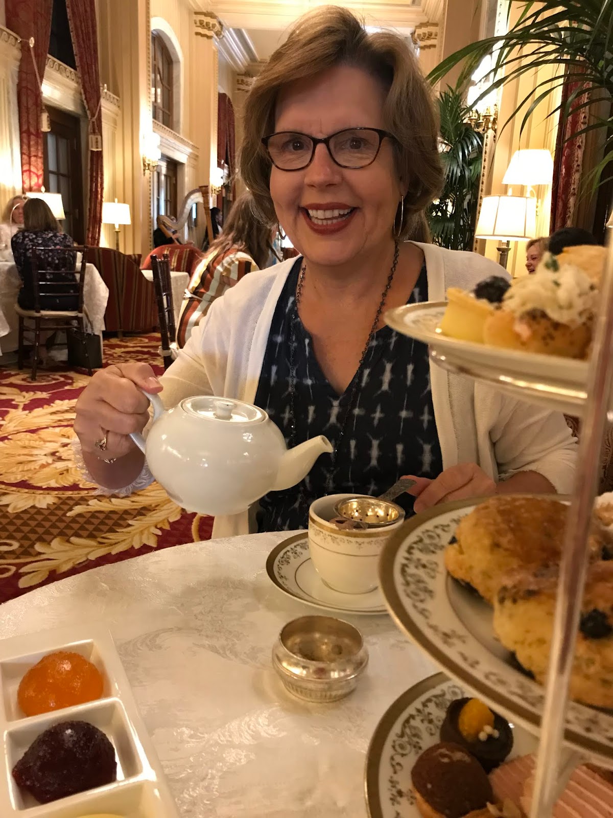 Barb's Tea Shop Afternoon tea at The Willard's Peacock Alley gets our
