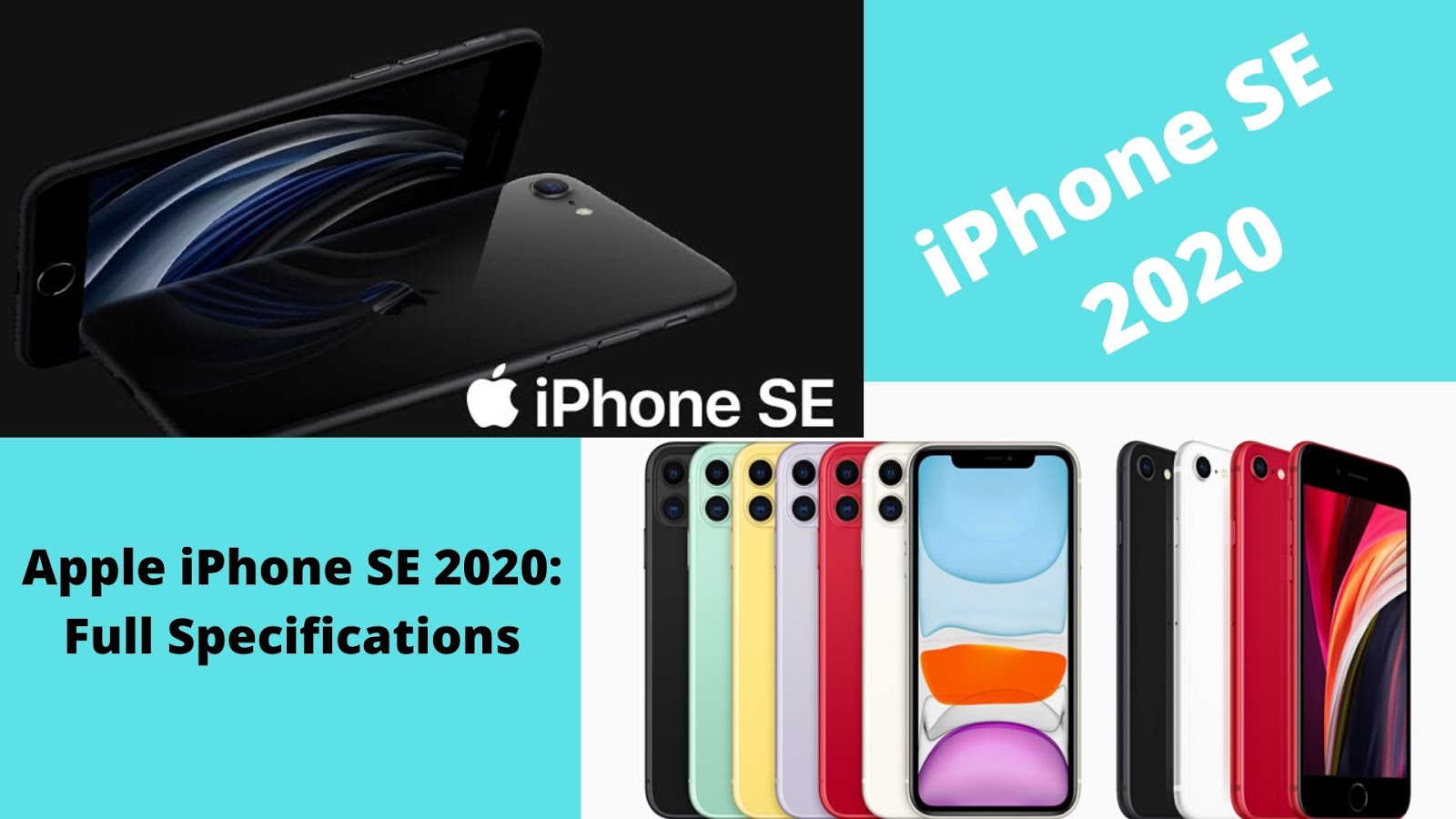 Apple iPhone SE 2022 Full Specifications, Reviews, and Prices. Four